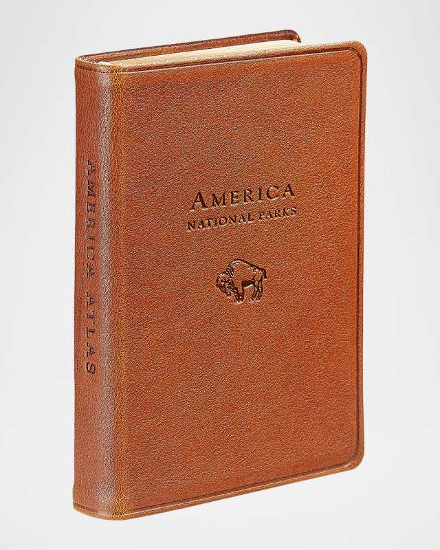 America Leather-Bound Atlas